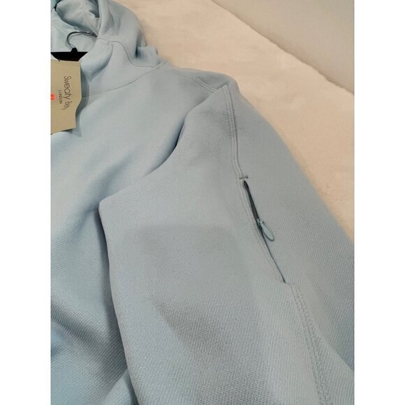 NWTD SWEATY BETTY Size 12 Sprinter Run Hoodie ALPINE BLUE MSRP $118 - Picture 13 of 16